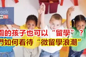 幼兒園的孩子也可以「留學」？家長們如何看待「微留學浪潮」