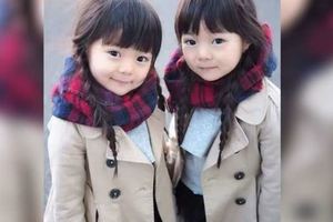 日本「天使級可愛雙胞胎」在網路上爆紅，結果母女照一挖出瞬間讓大家想衝！