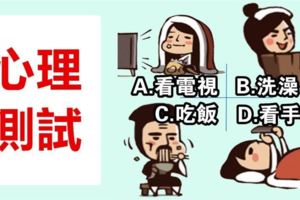 性格測試：累了一天，回家第一件事你想做什麼？