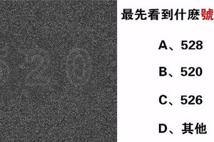 第一眼看到什麼數字？看出你不為人知的內在性格！