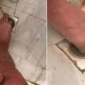 男子洗澡「腳指頭卡進排水孔」PO網求救！結果「照片倒影」讓他紅上新聞，網笑噴：好短！