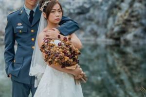 國軍新人拍婚紗新娘哀怨遭指被逼婚