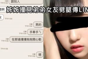 姊姊撞見弟弟女友劈腿傳Line！但她用的貼圖實在太欠揍！讓大家都笑翻了！