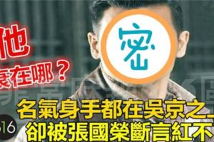 他衰在哪兒？名氣和身手都在吳京之上，卻被張國榮斷言紅不了！