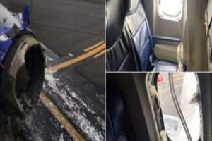 美國西南航空班機引擎爆炸一死七傷