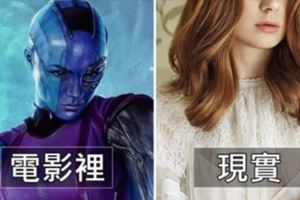 《復仇者聯盟》涅布拉卸下藍色外星妝超正！為戲剃光頭「本尊是紅髮甜美正妹」影迷全戀愛！