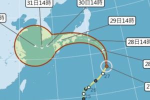 12號颱風雲雀影響日韓週末全台高溫部分地區午後雨