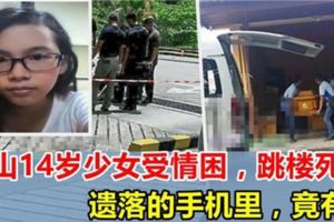 新山14歲女孩為情所困，商場跳樓結束生命，死前留在手機裡的內容，卻讓人大吃一驚！