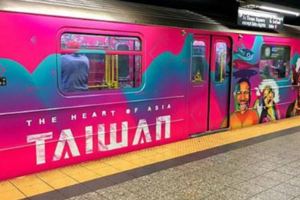 福爾摩沙的美這次畫在紐約地鐵！美國乘客驚呆直呼「台灣好美！」