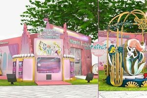 【台北】免費入城！粉紅城堡22日登場，迪士尼公主群華麗聚集，超巨型390公分扭蛋、280公分小美人魚裝置藝術，燃起你的粉紅公主心！