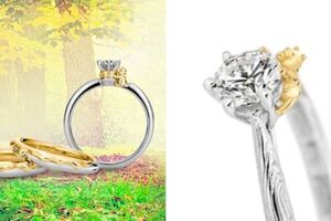 為了這戒指很願嫁！　超甜訂婚戒「小熊維尼趴鑽石上」等妳點頭