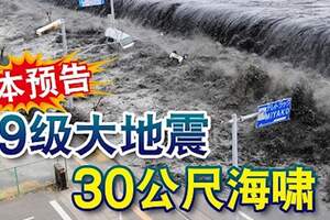 日本預告9級大地震30公尺海嘯