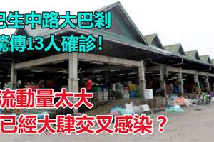 巴生中路大巴剎，驚傳13人確診！流動量太大，已經大肆交叉感染？