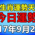 十二生肖運勢天天看，今日運勢：9月24日