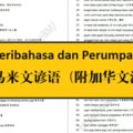 113馬來文諺語（附加華文註解）113PeribahasadanPerumpamaan