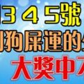 4月3，4，5號開始踩狗屎運，大獎中不停的八大生肖（有你嗎）