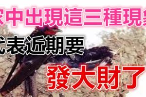 家中出現這三種現象，代表近期要發大財了！