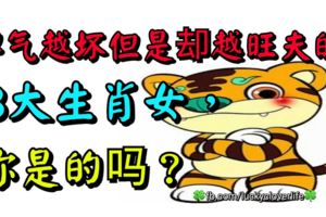 脾氣越壞但是卻越旺夫的3大生肖女，你是的嗎？
