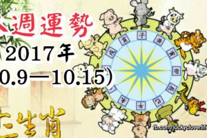 十二生肖本週運勢2017年(10.9—10.15)