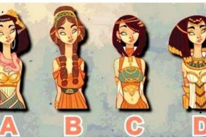 心理測試:選一位埃及少女,測一下你的Ta是不是真愛!