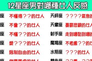 「這樣的女人註定得不到幸福」！12星座男沒辦法接受這樣的「女人」！