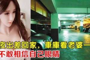 半夜出差回家，車庫看老婆一幕，我不敢相信自己眼睛