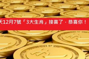 明天12月7號，「3大生肖」接喜了，恭喜你！