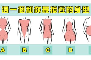 99%準！你最接近哪種身型？看出你是哪一種人！