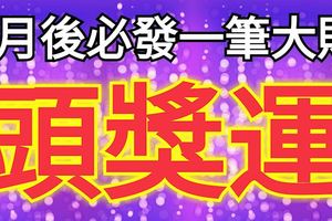 這四大生肖，有頭獎運，1月後必發一筆大財！有你嗎？