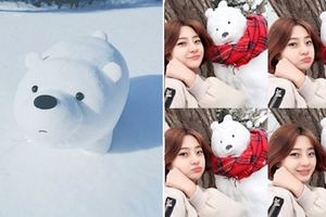這只「雪熊」最近擊敗雪寶成為最新雪人代表，激萌的樣子已經讓大家都搶著要一隻！
