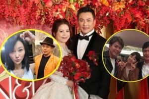 江宏恩婚禮「本土劇演員齊聚一堂」，現場各種「舊愛相認」！六月竟當李易面嘟嘴依偎舊愛霍正奇！...