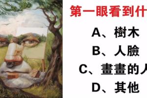 心理測試：一張圖你最先看到了什麼？測你最近心理有多累！