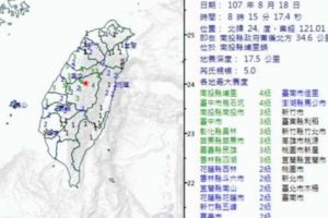 【南投連6震】震央全在埔裡鎮勾起921大地震驚恐回憶