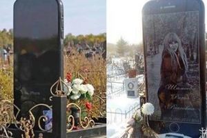墓園驚見巨大iPhone6！「骨灰級果粉」墓碑…背後真相鼻酸