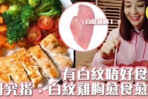 有白紋＝不要吃！食雞胸肉減肥隨時愈食愈肥