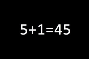 鄉民求助：「5+1=45」只加一根線使等式成立！神回覆！