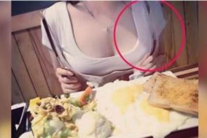 正妹PO出「性感美食照」，結果網友卻在她的叉子上看到「超恐怖」的一幕！網美的「秘密」瞬間暴露….