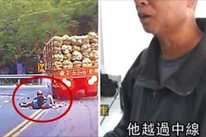 男大生騎車「過彎煞不住」慘遭貨車輾斃！超驚險畫面曝光....網友一面倒替司機求情！