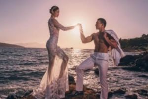 【影片】劉畊宏結婚10年拍「紀念婚紗」尺度超大！愛妻「薄紗透視裝」展現超辣身材…網友讚看不出是三個小孩的媽！