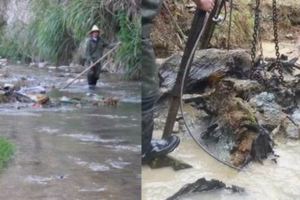 河道堵塞，村民沒人願意去清理，好心村民挖倒一半竟挖到一筆財富到手！