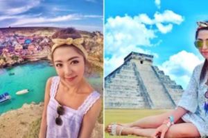 空姐狂炫各地旅遊照卻被網友抓包「都是修圖」，結果她的惱羞反擊讓大家更無言了啊！