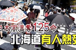 日本高溫奪125命北海道有人熱死