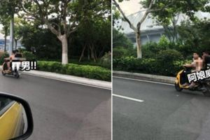 馬路驚見裸男騎車！他怒氣全up上前急教訓…「對不起打擾了」網朝聖推