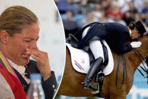 馬術選手在比賽前突然帶著愛馬向大家「鞠躬後就離場」！她淚崩說：「對不起…但牠比獎牌重要…」
