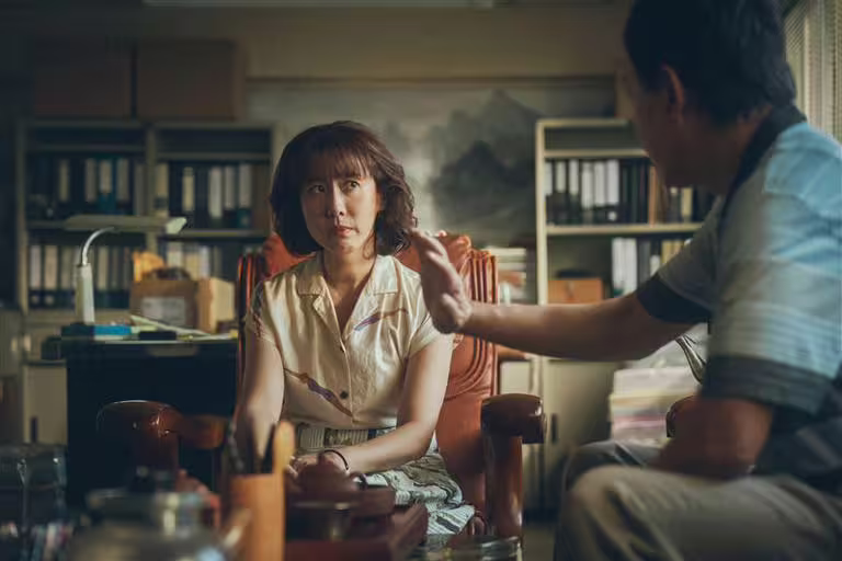 張詩盈分享夫妻相處之道。(圖/華視、公視台語台提供) 張詩盈分享夫妻相處之道。(圖/華視、公視台語台提供)
