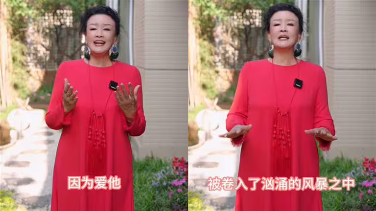 張蘭拍片喊話Mandy。(圖/翻攝自張蘭微博) 張蘭拍片喊話Mandy。(圖/翻攝自張蘭微博)