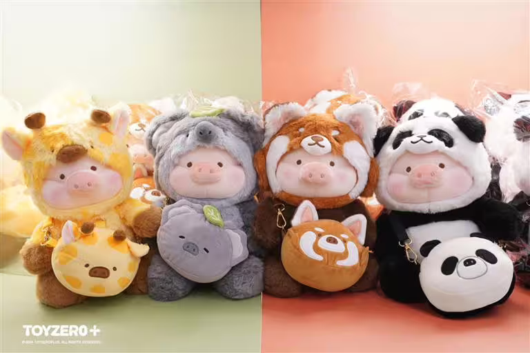 罐頭豬LuLu動物派對-開朗長頸鹿Lu毛絨公仔、懶懶樹熊Lu毛絨公仔、活潑小熊貓Lu毛絨公仔、乖巧大熊貓Lu毛絨公仔NTD780) 罐頭豬LuLu動物派對-開朗長頸鹿Lu毛絨公仔、懶懶樹熊Lu毛絨公仔、活潑小熊貓Lu毛絨公仔、乖巧大熊貓Lu毛絨公仔NTD780)
