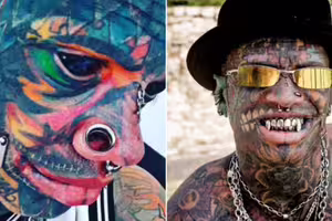 連眼球、牙齦都改造！全身逾1500個刺青　他「原本陽光帥氣模樣」曝光