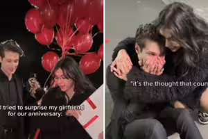 「6萬鈔票氣球」送女友　開箱瞬間全飛天！他當場崩潰癱倒