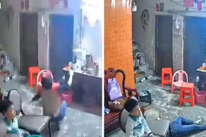 司機媽工作一天暈倒地上　兒子繼續看電視
